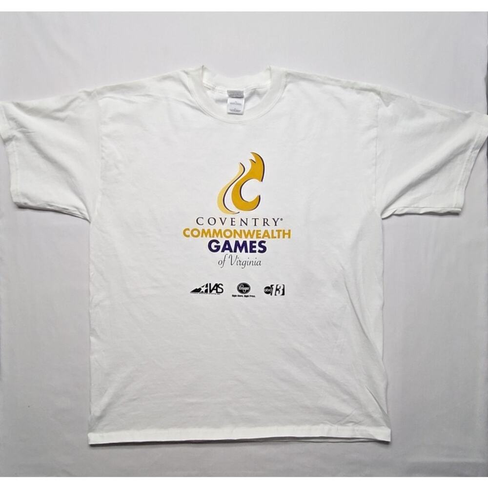 Coventry Commonwealth Games At Virginia Shirt Graphic Tee Mens White XL Tee
